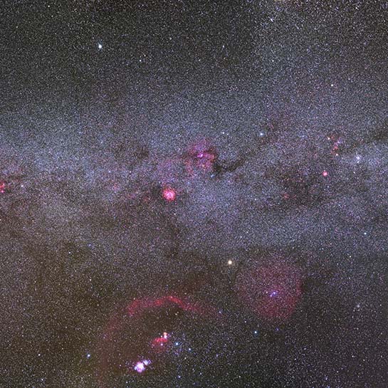 天の川銀河 おおいぬ～ケフェウス